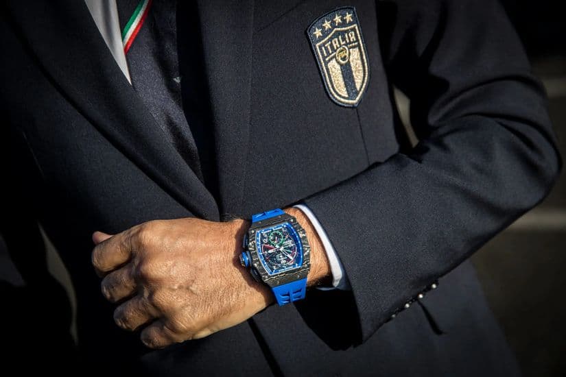 Роберто Манчини в часах Richard Mille