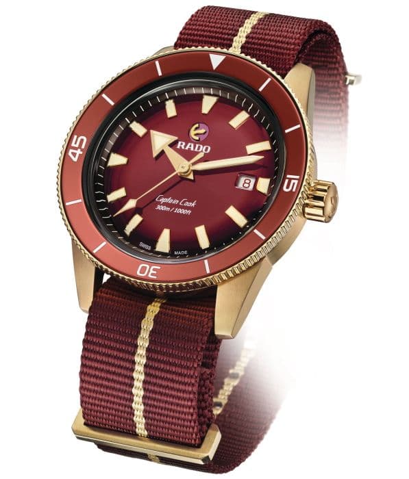 Часы Rado Captain Cook Bronze Burgundy