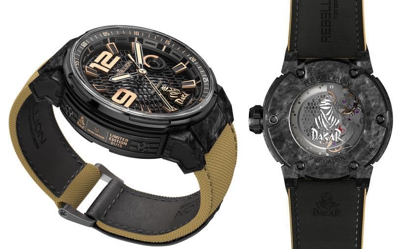 Часы Rebellion Predator 2.0 3 hands Dakar 2024