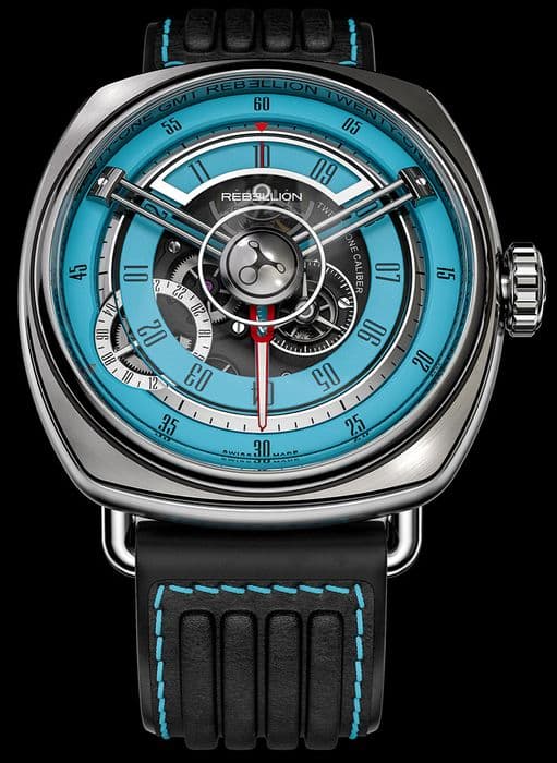 Часы Rebellion Twenty-One GMT Turquoise