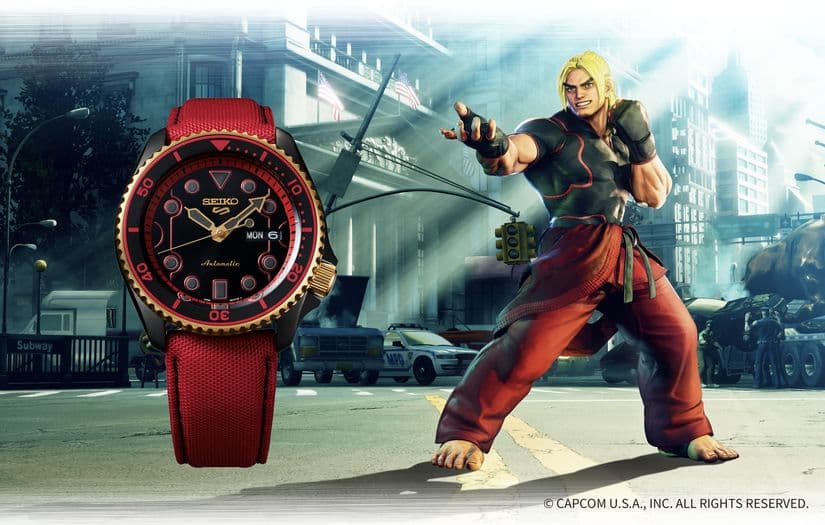 Часы Seiko 5 Sports Street Fighter V 
