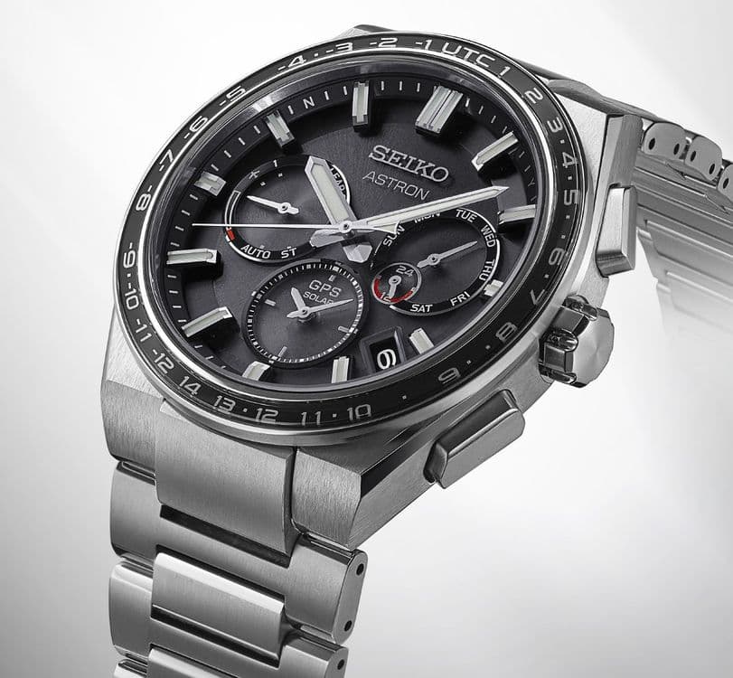 Часы Seiko Astron GPS Solar 5X53 Dual-Time SSH111