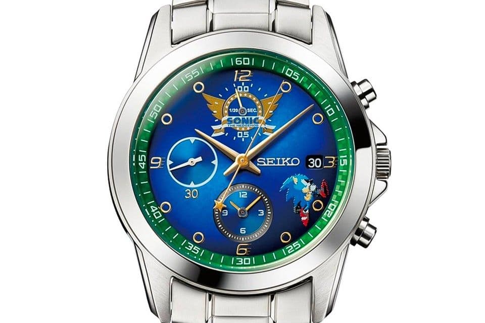 Часы Seiko x Sonic 30th anniversary watch