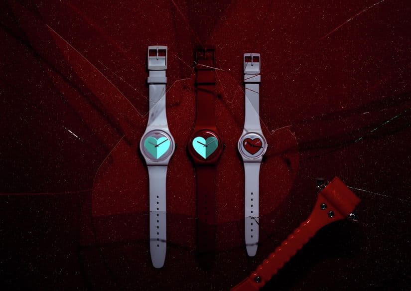 Часы Swatch к Дню святого Валентина