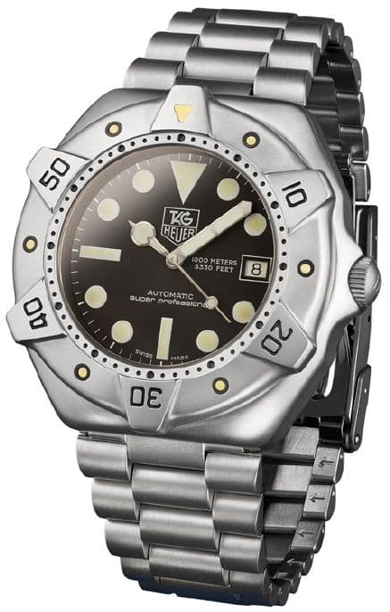Часы TAG Heuer  Super Professional 1000m 1984 года
