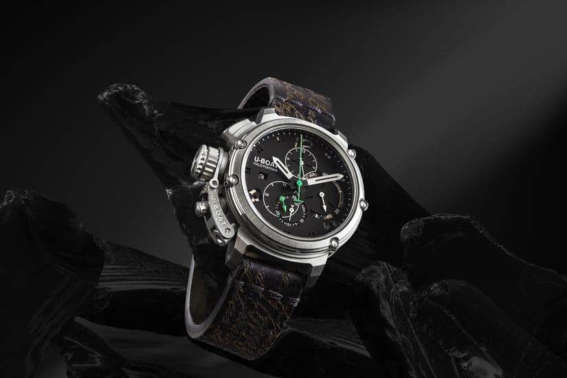 Часы U-Boat Chimera Sapphire Green Chrono SS