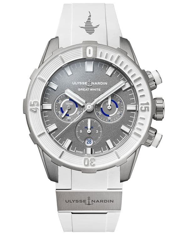 Часы Ulysse Nardin Diver Chronograph Great White 44 mm