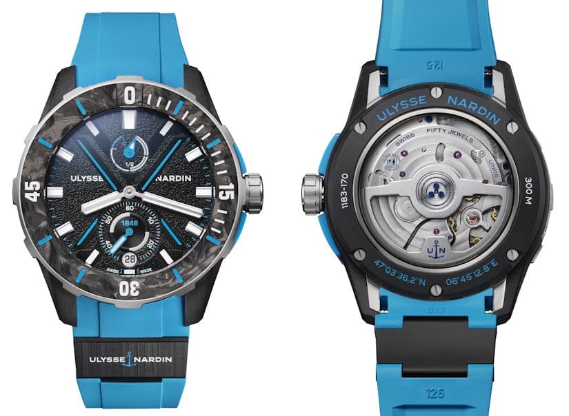 Часы Ulysse Nardin Diver Net Azure 