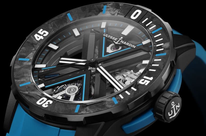 Часы Ulysse Nardin Diver X Skeleton Azure