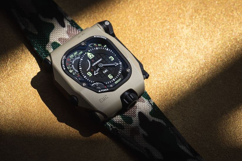 Часы Urwerk EMC TimeHunter Desert Sage
