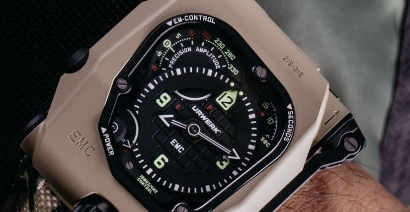 Часы Urwerk EMC TimeHunter Desert Sage 