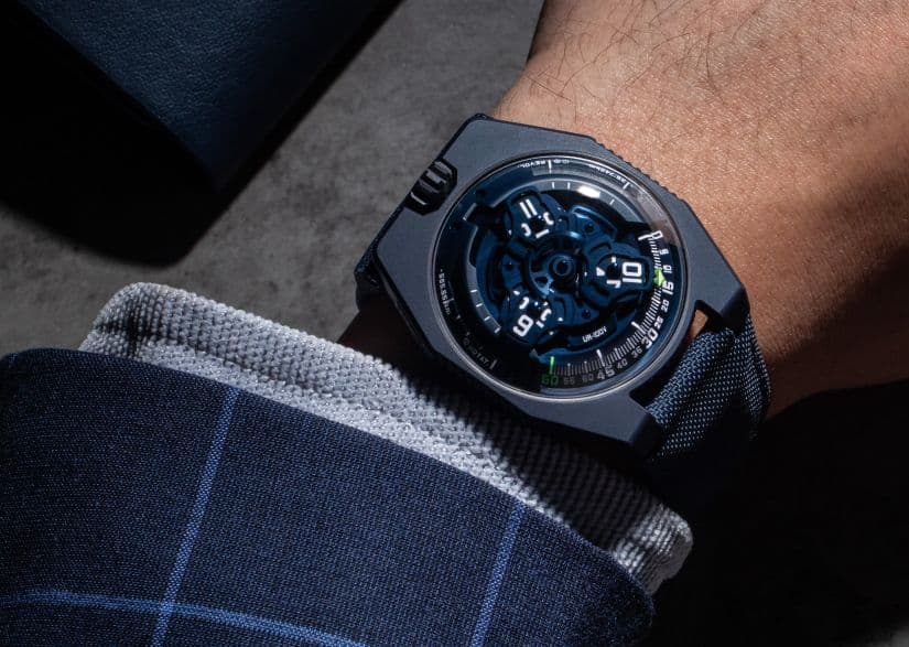 Часы Urwerk UR-100V Blue Planet