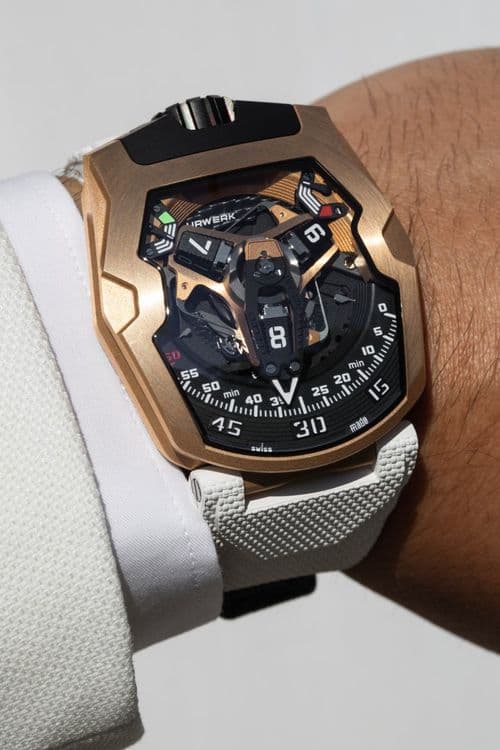 Часы Urwerk UR-220 Red Gold