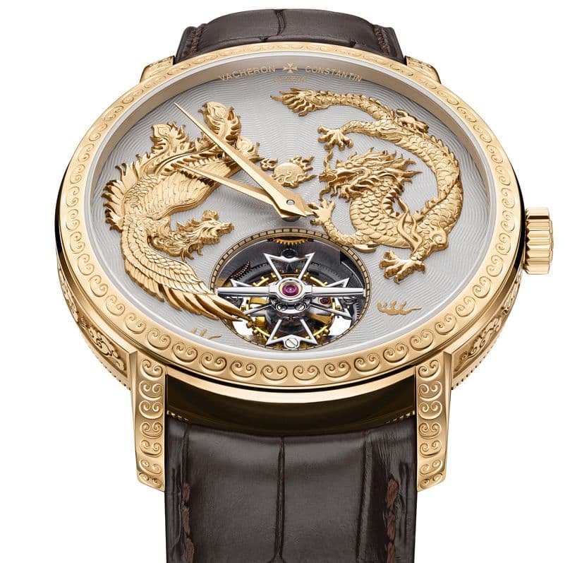 Часы Vacheron Constantin Traditionnelle с Фениксом и Драконом