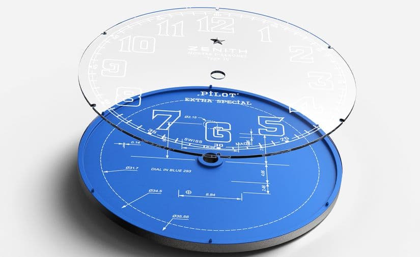 Часы Zenith Pilot Type 20 Blueprint 