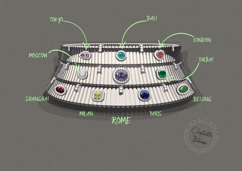 Чокер Bvlgari