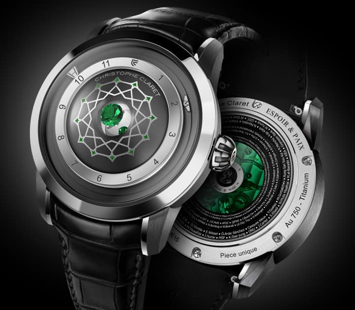 Christophe Claret Espoir & Paix, с уникальным циферблатом