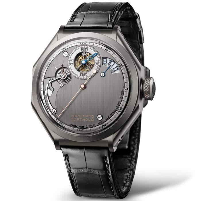 Часы Chronometrie Ferdinand Berthoud Carburised steel regulator