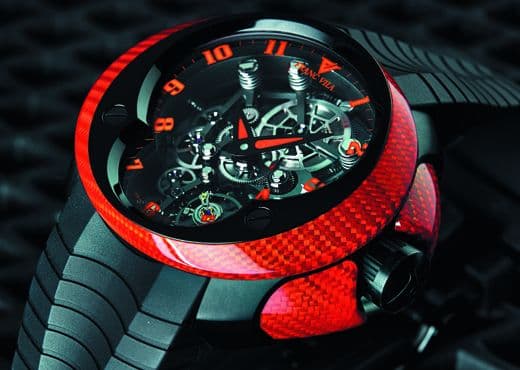 Часы Franc Vila Cobra Skeleton Suspended Red