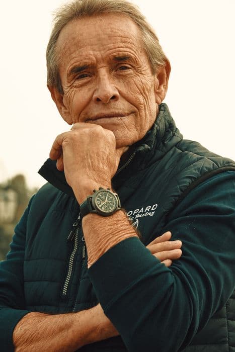 Джеки Икс в часах Chopard Mille Miglia 2020 Racing Edition