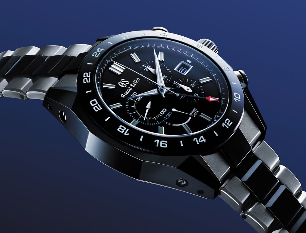  Grand Seiko Black Ceramic Spring Drive GMT