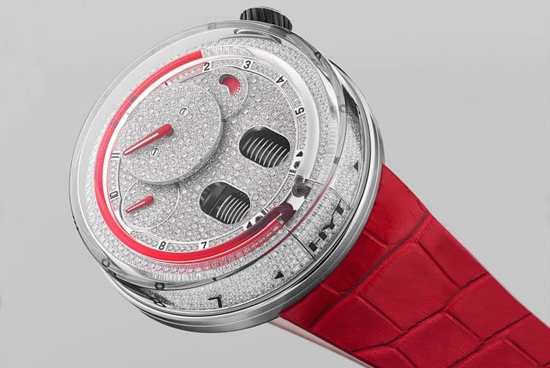 Часы HYT H0 Diamond Setting 