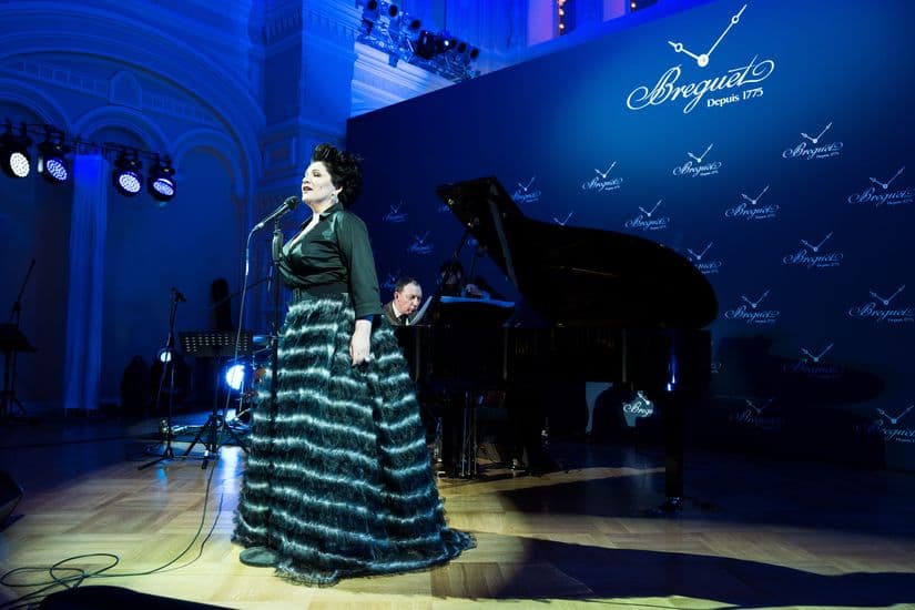 Хибла  Герзмава на открытии Breguet