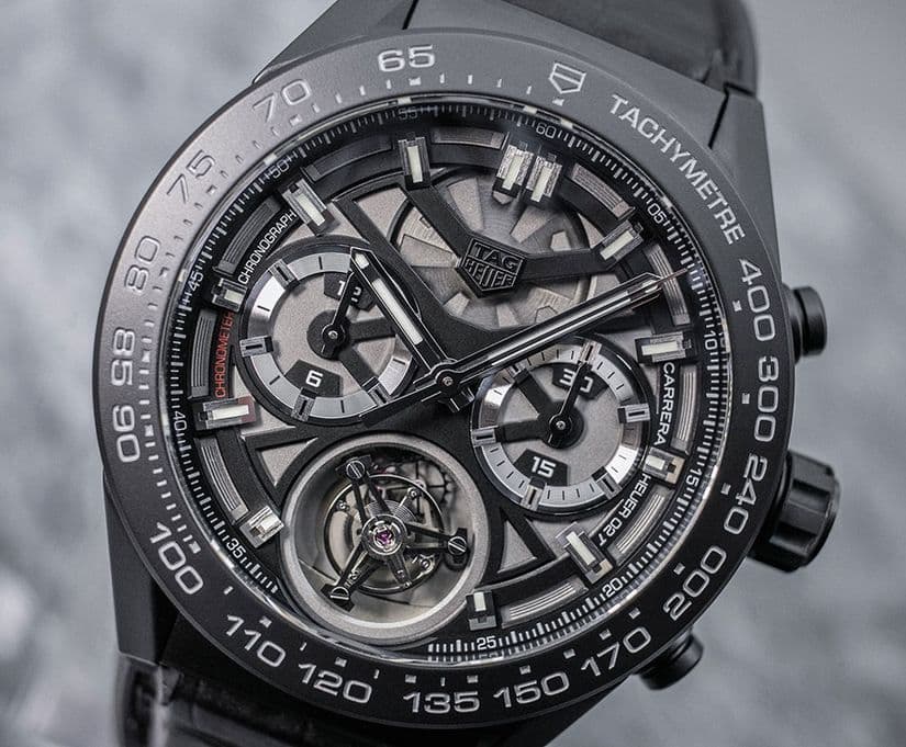 Хронограф с турбийоном TAG Heuer Carrera
