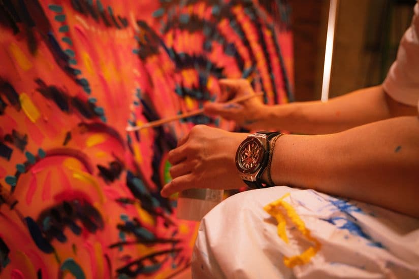 Hublot и картина Икки Линя