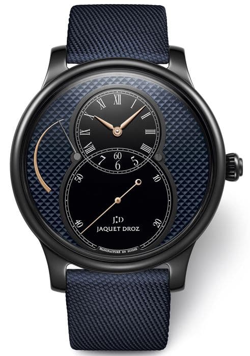 Часы Jaquet Droz Grande Seconde Power Reserve Ceramic Clous de Paris 