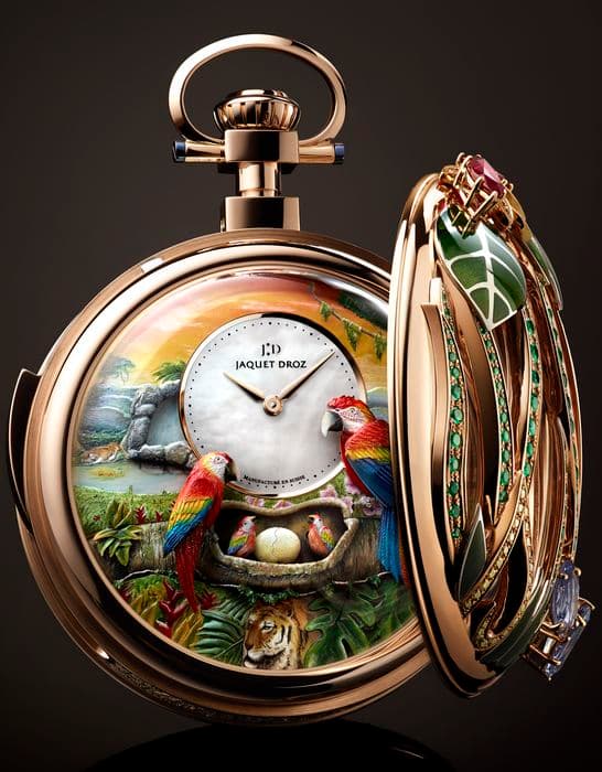 Jaquet Droz Parrot Repeater Pocket Watch