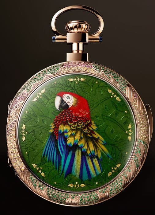 Jaquet Droz Parrot Repeater Pocket Watch