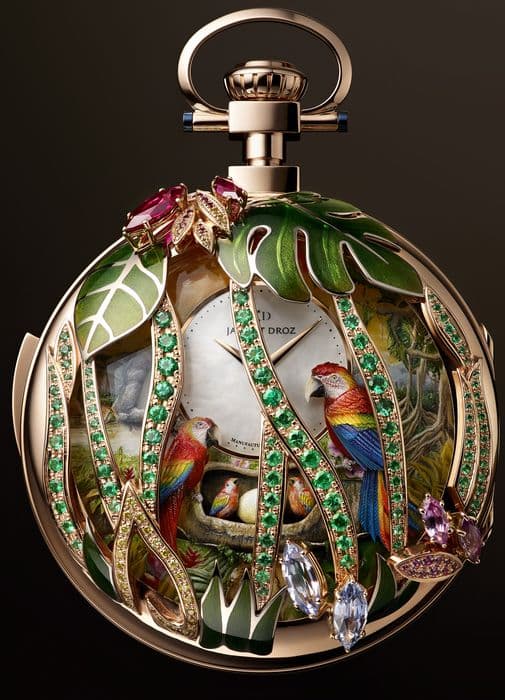 Jaquet Droz Parrot Repeater Pocket Watch