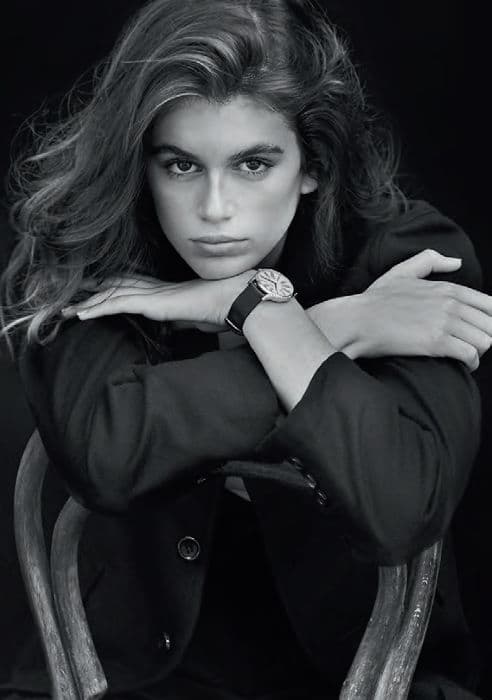 Кайя Гербер в Omega De Ville Tresor