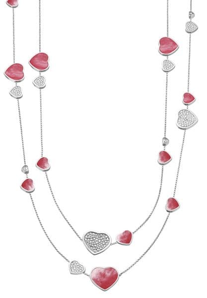 Колье Chopard Happy Hearts Naked Hearts