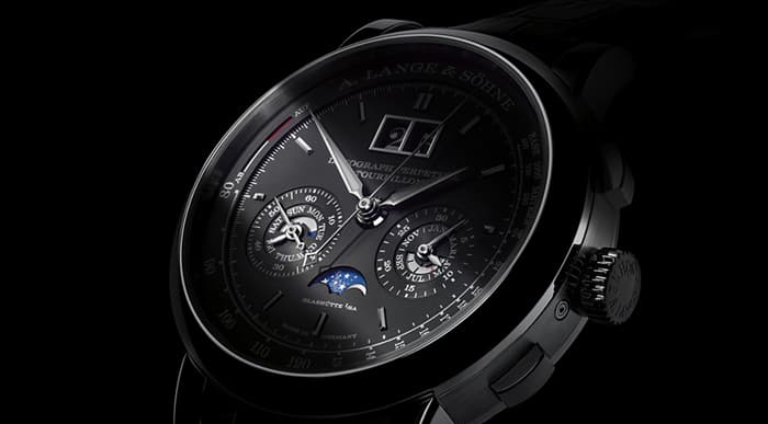 A. Lange & Sohne Datograph Perpetual Tourbillon вечный календарь