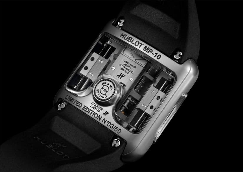 MP-10 Tourbillon Weight Energy System Titanium от Hublot  2