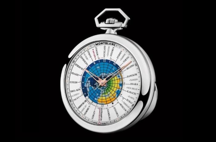Montblanc 4810 Orbis Terrarum Pocket Watch 110 Years Edition