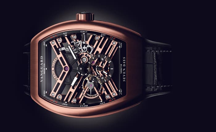 Часы Franck Muller Vanguard 7 Days Power Reserve Skeleton