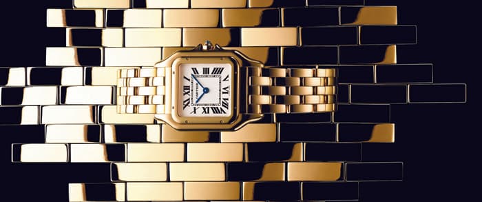 Panthere de Cartier в золотом корпусе