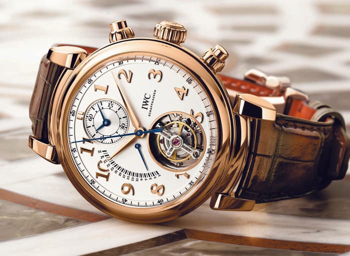 Часы IWC Da Vinci Tourbillon Retrograde Chronograph