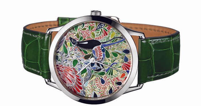 Часы Hermes Slim d’Hermes Mille Fleurs du Mexique