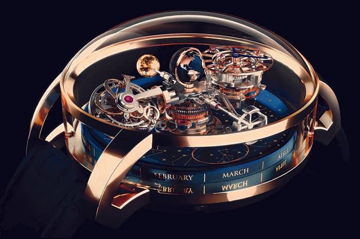 Часы Jacob & Co Astronomia Sky Celestial Panorama Gravitational Triple Axis Tourbillon