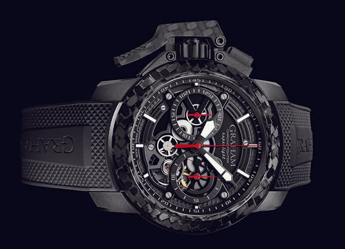 Часы Graham Chronofighter Superlight Carbon Skeleton