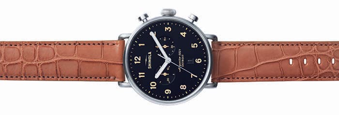 Shinola Canfield Chrono в корпусе 43 мм