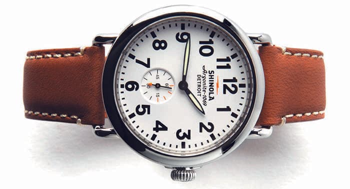 Shinola Runwell в стальном корпусе 47мм