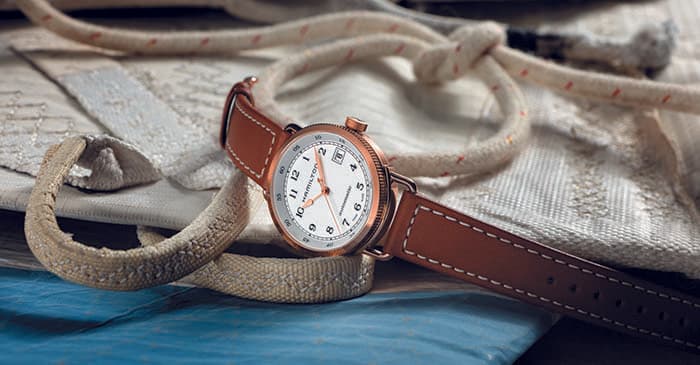 Khaki Navy Pioneer Lady с автоматическим калибром H-10