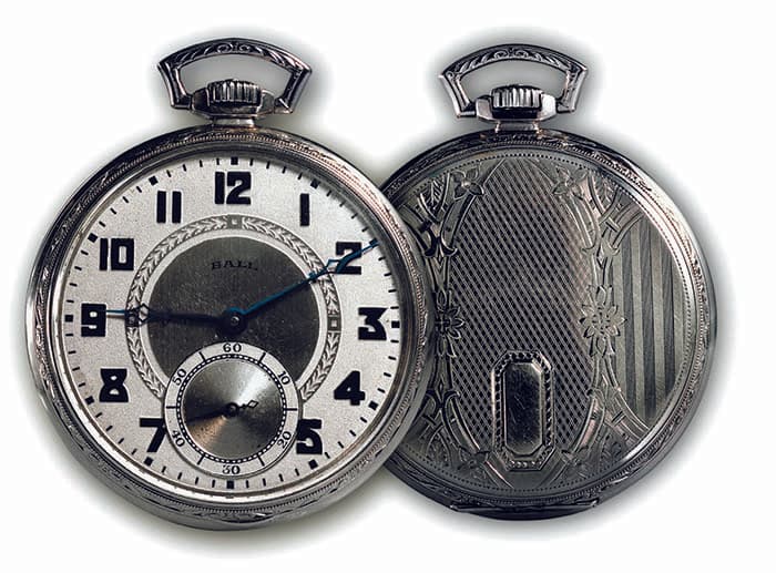 Ball Watch Co, железнодорожный хронометр, 1890-е гг