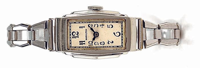 Hamilton, дамские часы на браслете, 1930 г
