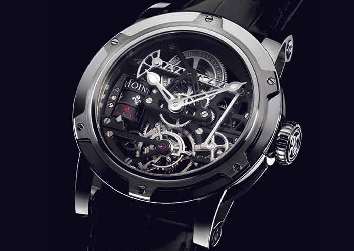 Часы Louis Moinet Black Gold Derrick Tourbillon
